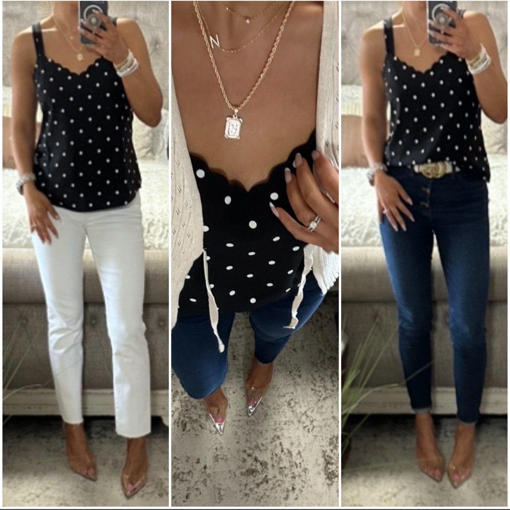 New💕Beautiful Polka Dot camisole